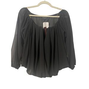 Zenobia Black Plus size Blouse